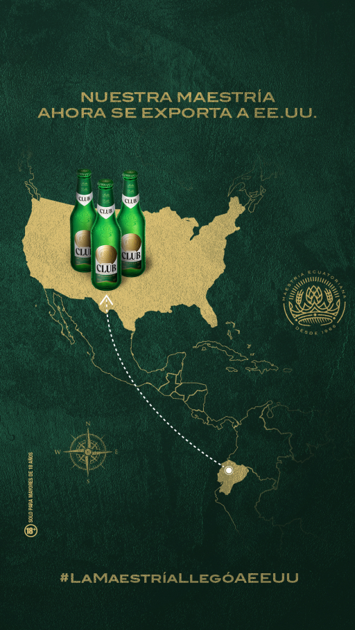 La Cerveza Ecuatoriana &quot;CLUB PREMIUM&quot; llega a EE.UU