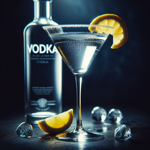 El alma del frío: Martini de vodka con twist de limón y perfume de enebro