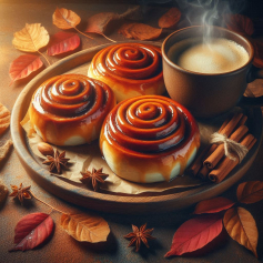 Dulce espiral nórdica: Rolls de canela glaseados al estilo sueco