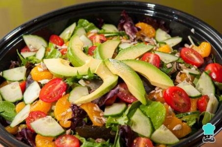 Ensalada de aguacate y naranja