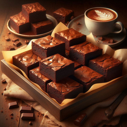 Brownies de Café y Cacao: Intensidad en cada bocado