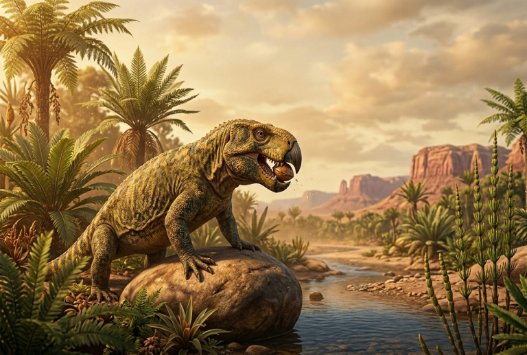 El enigma del pico primitivo: el reptil que anticipó la elegancia evolutiva de la naturaleza