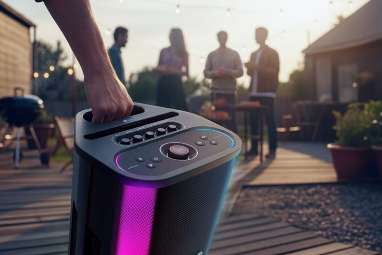 LG xboom Stage 501: el altavoz inteligente que convierte cualquier reunión en un karaoke con inteligencia artificial