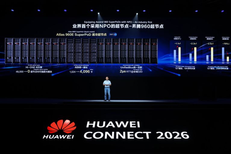 Huawei lleva la infraestructura de IA a otra escala: presenta Atlas 960E SuperPoD